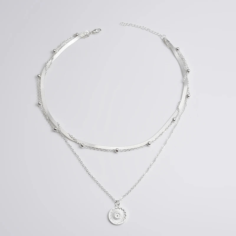 Colar Triplo Luxy com Zircônia