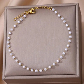 Pulseira Pérolas Minimalistas