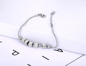 Pulseira Argolas de Zircônia
