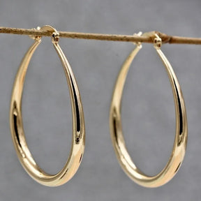 Brinco Argola Oval Luz