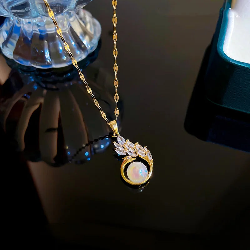 Colar Sereia com Zircônia