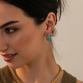 Brinco Turquesa Delicado