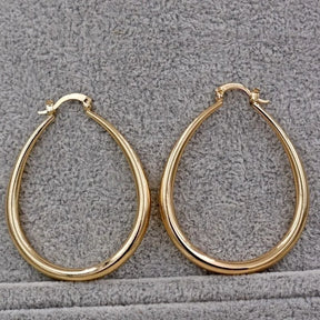 Brinco Argola Oval Luz