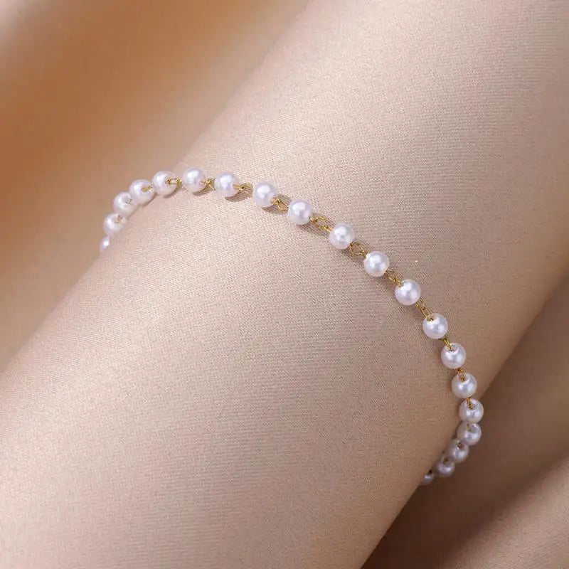 Pulseira Pérolas Minimalistas
