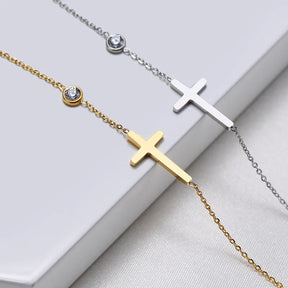 Pulseira Fé com Zircônia